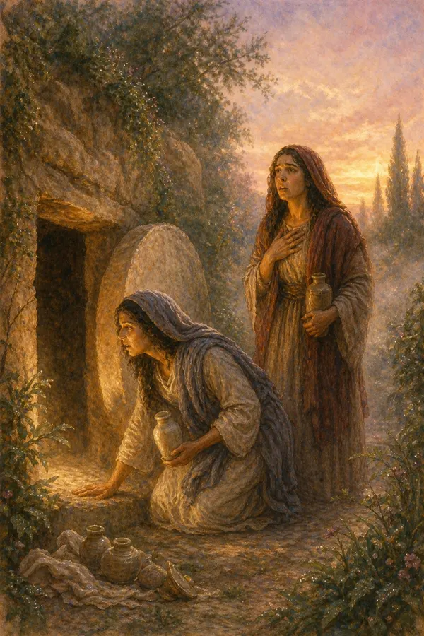 Ilustração de As Mulheres do Sepulcro