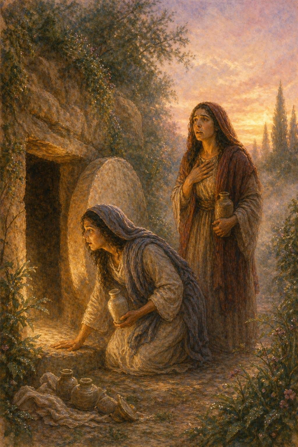 Ilustração de As Mulheres do Sepulcro